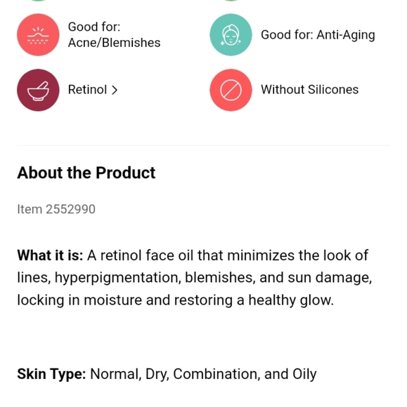 NEW Drunk Elephant A-Gloei Maretinol Oil, 1oz (full size) - Picture 3 of 9